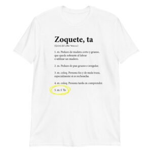 Camiseta Zoquete Definición