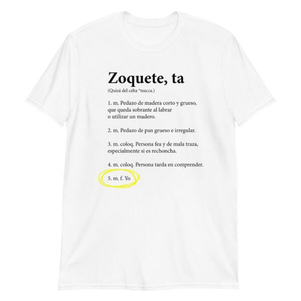 Camiseta Zoquete Definición