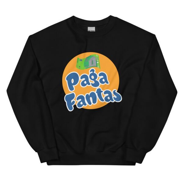 Sudadera original y única con la frase graciosa: Pagafantas Logo, en color negro