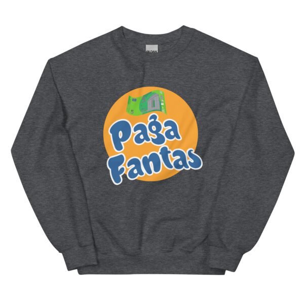 Sudadera original y única con la frase graciosa: Pagafantas Logo, en color gris oscuro