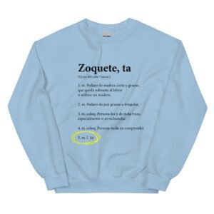 Sudadera Zoquete definición