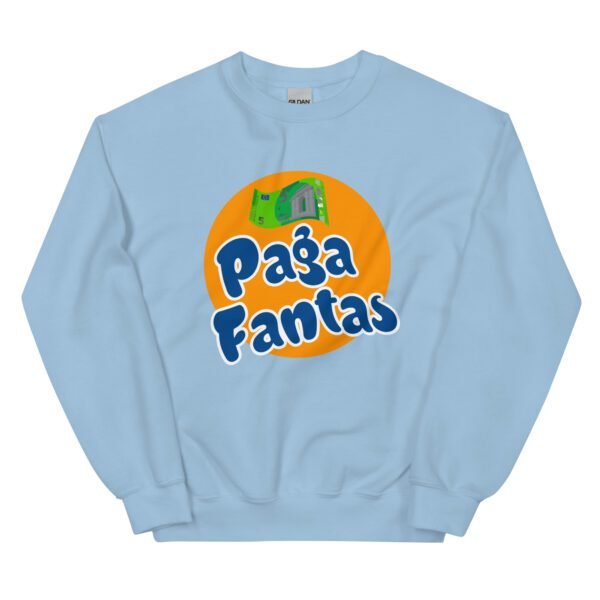 Sudadera original y única con la frase graciosa: Pagafantas Logo, en color azul