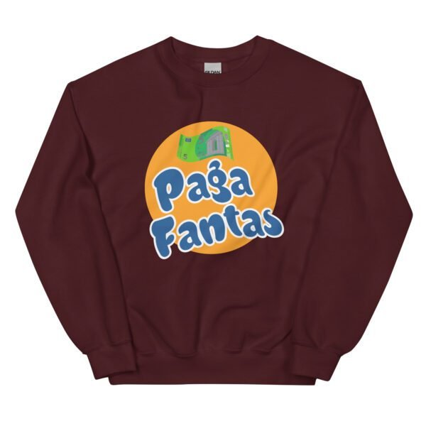 Sudadera original y única con la frase graciosa: Pagafantas Logo, en color marrón