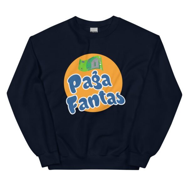 Sudadera original y única con la frase graciosa: Pagafantas Logo, en color azul marino