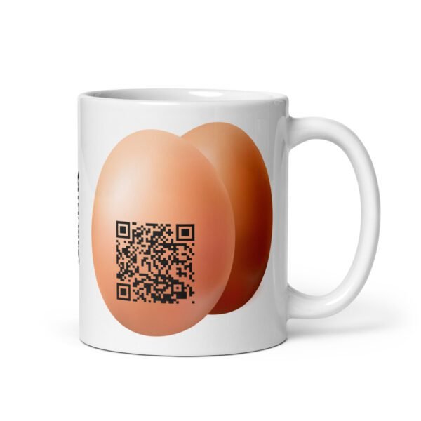 Taza original y única con la frase graciosa: No me toques los Huevos, de lado izquierdo