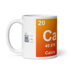 Taza CAFE elementos químicos